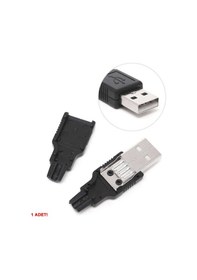 Resim Kutulu Usb Type A Erkek Soket USB 2.0 4 Pin Plastik Kapak DIY Tip Elektronik Cihaz Usb Port 