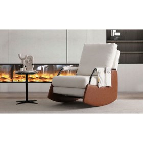 Resim Caddeyıldız İnox Sallanır Berjer - Taba 