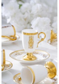 Resim Acar Velelya 6 Kişilik Kahve Fincanı Takımı 