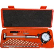 Resim 1pc Demir & Plastik 5.08cm - 15.24cm Derin Delik Dial Bore İndikatör Ölçü Aleti, 0.0cm Hassasiyetli Motor Deliği Ölçüm Aracı, Şarj Edilmeyen Manuel Çalışma, Pil Gerekmez 