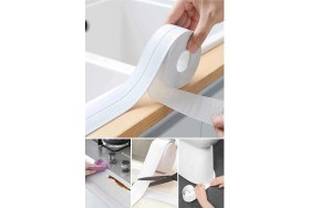 Resim Als Su Sızdırmaz Bant - Lavabo, Mutfak ve Banyo Kenarları Için Pratik Çözüm 