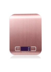 Resim Yifomall Mutfak Terazi Gül Altın Rengi Pilli 5kg/1g Hassasiyet 4 Ölçüm Birimi G, Kg, Lb, Oz Abs+paslanmaz Çelik Pil Dahil Değil Çok Renkli 