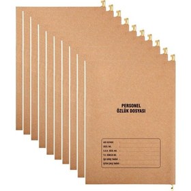 Resim Metal Askılı Personel Özlük Dosyası 8 Yapraklı 10 Lu Paket 