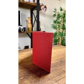 Resim Efe Deri Dikişli Araç Ruhsat Kılıfı Kabı Ruhsatlık Ruhsat Koruyucu 