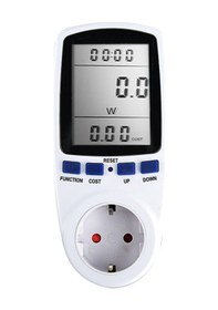 Resim Gajeena Eu Plug 230v Elektrikli Güç Takımı - Enerji Tüketimini Ve Maliyetini Gerçek Zamanlı Ölçen Lcd Ekranlı Akıllı Tak 
