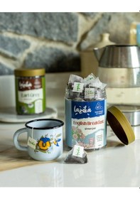 Resim Lazika English Breakfast & Earl Grey Siyah Çay Seti 2 X 40 Adet Biyoçözünür Piramit Poşet Toplam 240 G 