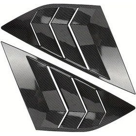 Resim Hightower Ford Focus St Mk3 Se 2012-2018 Karbon Fiber Arka Cam Panjur Dekoratif Tavan Havalandırma 