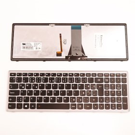 Resim Lenovo Uyumlu Ideapad G500S Notebook Klavye Tuş Takımı Işıklı 
