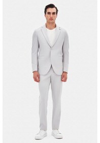 Resim Twn Slim Fit Gri Düz Takim Elbise 4ec05e301545m 301 