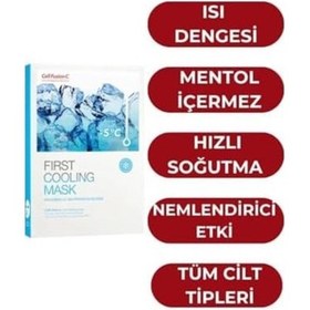 Resim Cell Fusion C Post Alpha First Canlandırıcı Nemlendirici Soğutucu Tüm Cilt Tipleri Için Maske 27g 5 Adet 