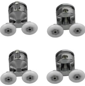 Resim PremiumPort Pratik ve Dayanıklı 4'lü Duşakabin Tekeri Seti, Kolay Montaj ve Kullanım 