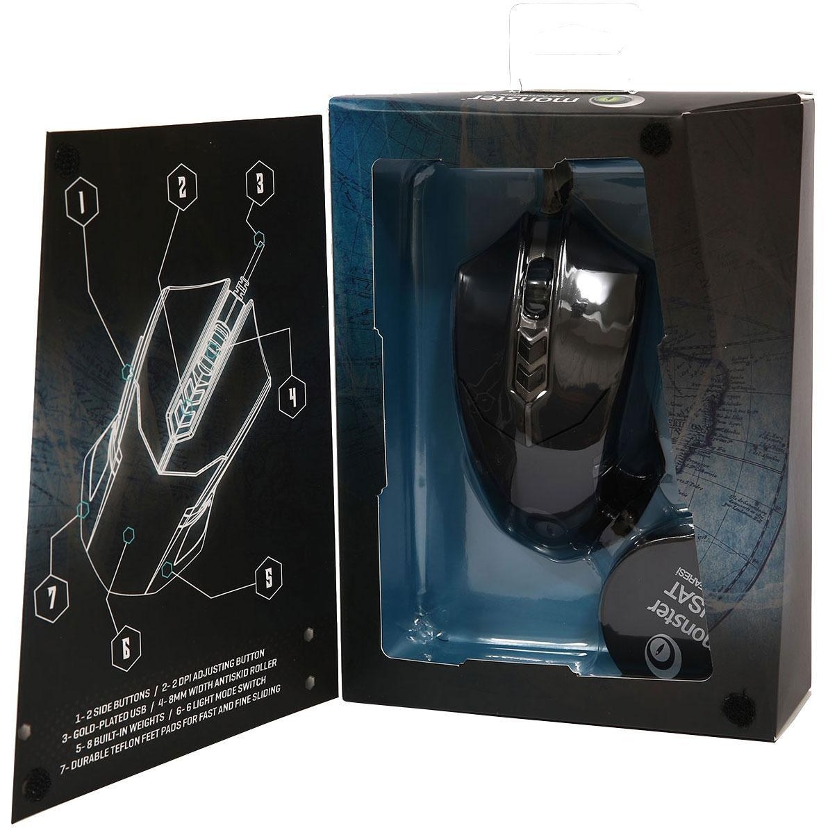 Monster Pusat V1 Gaming Mouse Fiyatı ve Özelliklerı - Badem