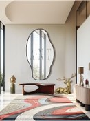 Resim Klas Boy Ayna / Duvar Boy Aynası / Salon Aynası / Konsol Aynası / Hol Aynası / 150 X 80 Cm 100 X 150 Siyah 