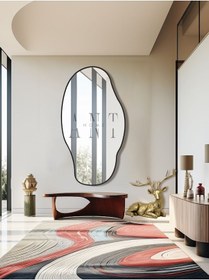 Resim Klas Boy Ayna / Duvar Boy Aynası / Salon Aynası / Konsol Aynası / Hol Aynası / 150 X 80 Cm 100 X 150 Siyah 