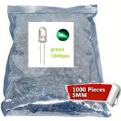 Resim Xuweiwei 1000 Adet Yeşil 5mm Ultra Parlak Led Ampul 36v Dıy Projeler Aydınlatma 