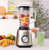 Resim teknotrust C / F 1,5 Litre Geniş Hazneli İnox Buz Kırma Fonksiyonlu 1000W Cam Hazneli Smoothie Blender Cam 220 