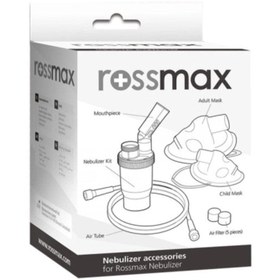 Resim Rossmax Nebulizatör Maske Seti - Yetişkin ve Çocuk Uyumlu 