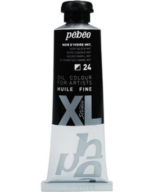 Resim Pebeo Huile Fine XL 37 ML Yağlı Boya 24 - Ivory Black 