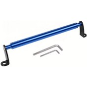 Resim Xuweiwei Adjustable Handlebar Blue Motorcycle Icin Ayarlanabilir Aluminyum Denge Cubugu Kaymaz Tutturmali 