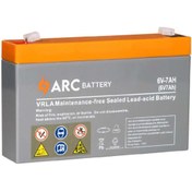 Resim arc battery 6 Volt 7 Amper Yatay Ups Akü Üretim Yılı:2025 