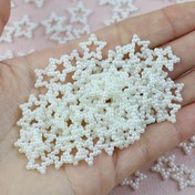 Resim 600 adet 12mm Beyaz Yıldız Boncuk Akrilik İçi Kilitli Gevşek Boşluk Boncuk DIY Takı Yapımı, Bileklikler, Kolyeler, Küpeler, Tırnak Sanatı, Saç Tokaları, Telefon Kılıfları ve Dekoratif El Sanatları, Takı Yapımı Malzemeleri ve Aksesuarları 
