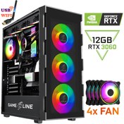 Resim GAMELİNE NX09 RYZEN 7 5700X 16GB DDR4 500GB SSD RTX3060 12GB OYUNCU MASAÜSTÜ BİLGİSAYARI 