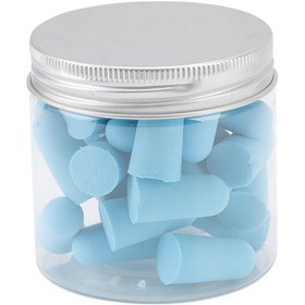 Resim Uyku Çalışma Çalışmaları İçin Gürültü Azaltıcı 30 Adet Yumuşak Kulak Tıkacı Mavi 