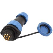 Resim Sd16 6 Pin 16Mm Su Geçirmez Konnektör Takımı - Flanşlı Panel Tipi 