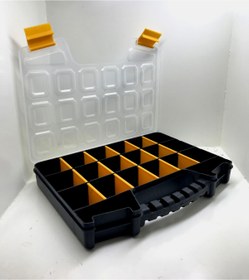 Resim Süper Bag Super Bag Mega Organizer 18 Bölmeli Genişleyebilen Bölme Vida Çivi Balıkçı Çantası Alet Çantası 