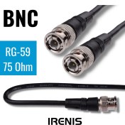 Resim IRENIS Bnc Kablo 75 Ohm RG59 Video, Kamera, Cctv 