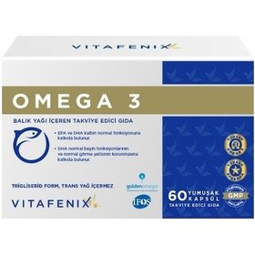 Resim Vitafenix Omega 3 60 Kapsül 