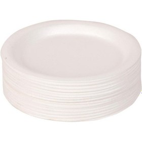 Resim Yuvarlak Köpük Tabak 20cm - 250 Adet 