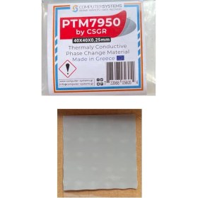 Resim Csgr 40X40X0.25MM Faz Değişimli Termal Ped - Cpu ve Gpu Soğutma Için Yüksek Isı Iletkenliği - K5 Pro Termal Macun ile Kullanım Için Ideal 