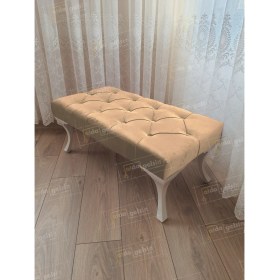 Resim AldaGelsin 120 cm Kapitoneli Ayak Ucu Kapı Önü Antre Bench Puf 