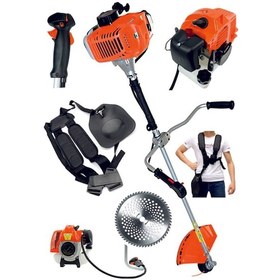 Resim Moonshop 4.5 HP 2 Zamanlı Yan Tipi Benzin Motorlu Çim Biçme Makinesi 