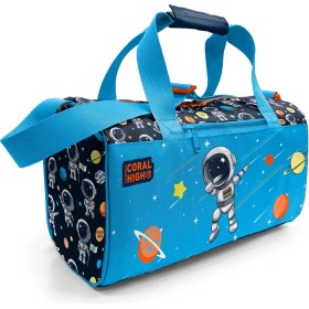 Resim Coral High Kids Lacivert Mavi Astronot Desenli Spor Çantası 27538 