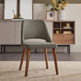 Resim Enza Home Loreto Sandalye - Kahve Yeşil 