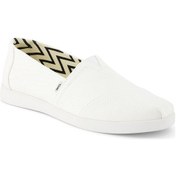 Resim Espadril / Keten Kadın 10021577 Toms Alpargata Plus Recycled Cotton Canvas White White Beyaz 