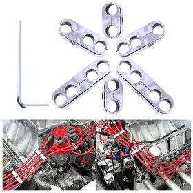 Resim Reedark Chevy Mopar 7mm 8mm Buji Kablosu Ayırıcı Seti - Isıya Dayanıklı Plastik 