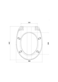 Resim Tema Troy Klozet Kapağı 41110 