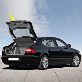 Resim Vass41 Skoda Superb 2009-2013 Arka Bagaj Sol Açma Kolu Düğmesi 5J0827566C 