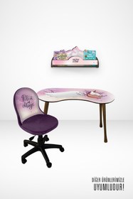 Resim Popcorn Kids Pembe Wıngs Tekli Duvar Rafı 