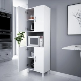 Resim Alesta Life 4 Kapaklı Bölmeli Çok Amaçlı Dolap 