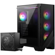 Resim MSI MAG Forge M120A Airflow B65 650W 80+ Bronze 6x120mm Auto RGB Fan USB 3.2 ATX Tower Gaming (Oyunc 