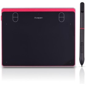 Resim Acepen AP604 Kırmızı 6x4" 8192 Seviye Basınç Çizim Grafik Tablet 