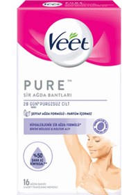 Resim Veet Bikini Bölgesi ve Koltuk Altı 16 Adet Sir Ağda Bantı 