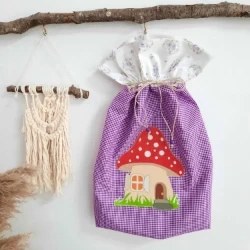 Resim By Nihalce Mantar Ekmek Torbası 