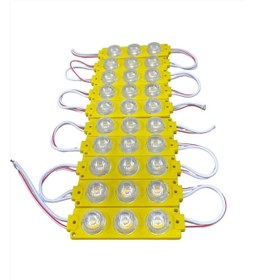 Resim 12 Volt 3'lü 3w Amber Modül Led 10 Adet 
