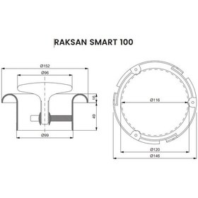 Resim Raksan 100 Smart Gemici Anemostad 