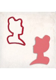 Resim Cinderella Kurabiye Kalıbı Şekillendirici Kopat KIrmızı 